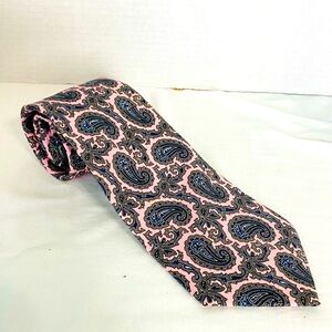 Paisley Short Silk USA 57” Custom Hand Tailored Pink